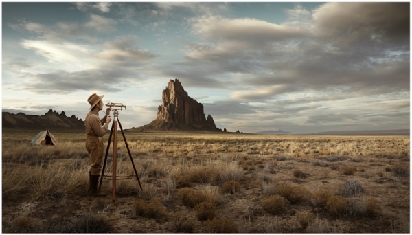 Photograph Erik Almas Land Surveyors on One Eyeland